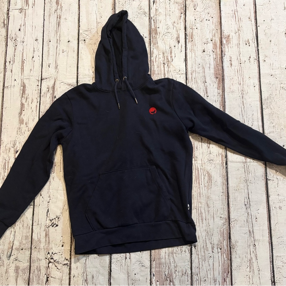 Laundry By Shelli Segal Navy Hoodie with Red Accent